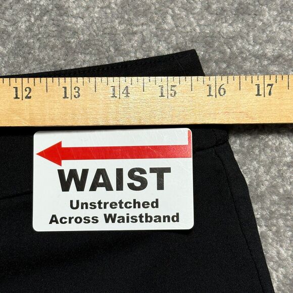 INC International Concepts Cropped‎ Pants Women Size 10 Black Laser Cut Hem - Picture 10 of 13